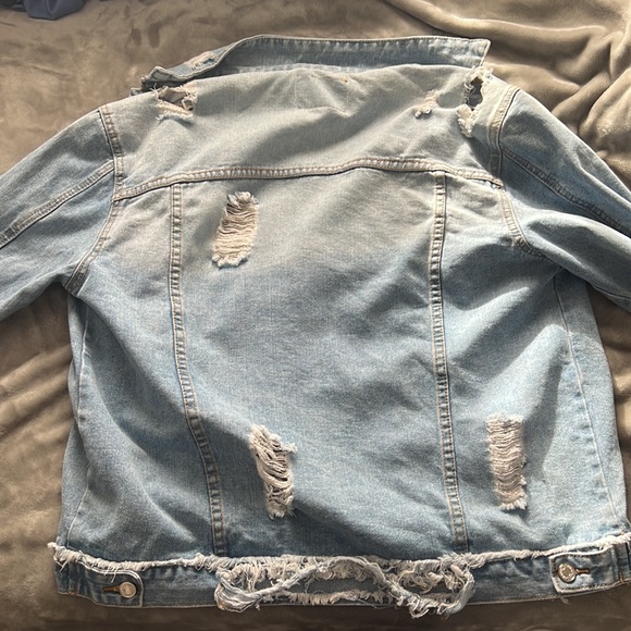 Destroyed Denim Jacket - Picture 3 of 3